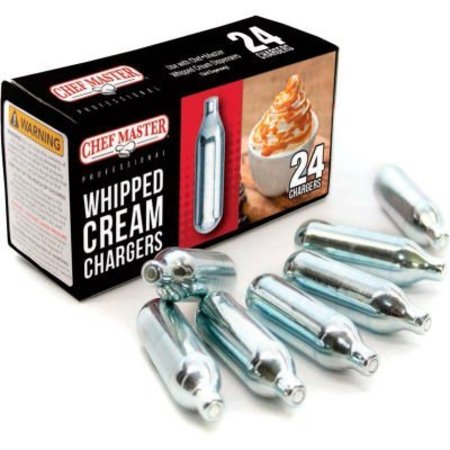 CHEF MASTER Chef-Master N20 Chargers, 24 Per Pack 90061